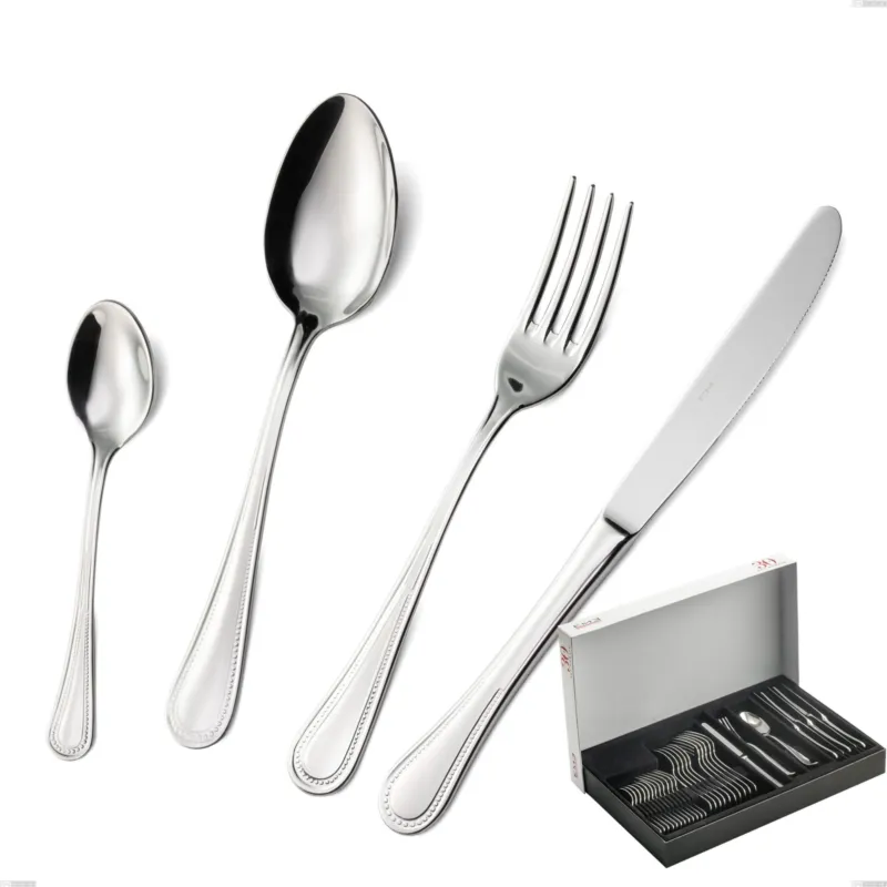 Super Prezzo Confezione Panoramica 30 pezzi privilege, Acciaio inox Aisi 304 Posate Lucide, spessore 2.5 mm Eme Posaterie