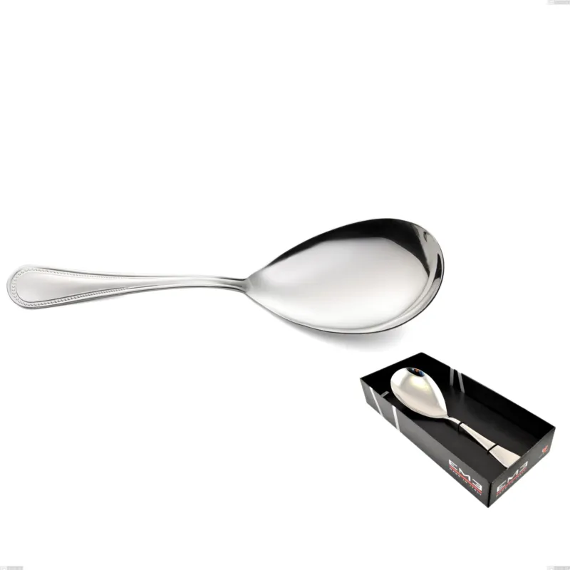 Offerta Limitata Confezione vetrina 1 pezzi pala riso privilege, Acciaio inox Aisi 304 Posate Lucide, spessore 2.5 mm Eme Posaterie