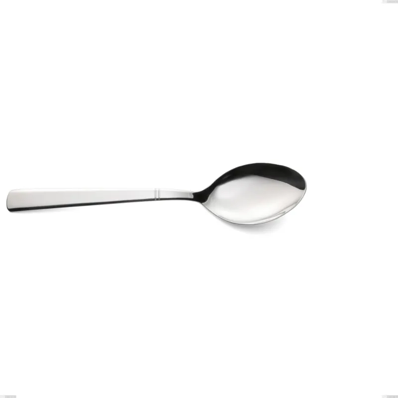 Nuova Collezione Cucchiaio da servizio lux, Acciaio inox Aisi 304 Posate Lucide, spessore 2.5 mm, lunghezza 226 mm Eme Posaterie