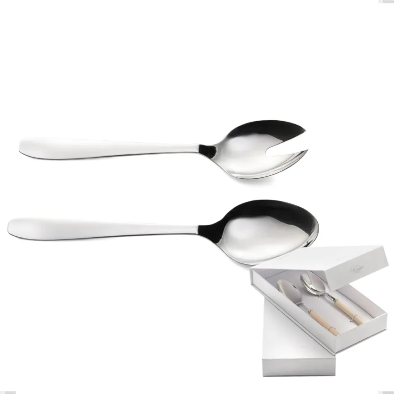 Bestseller Confezione a libro 2 pezzi insalata katya, Acciaio inox Aisi 304 Posate Lucide, spessore 2 mm Eme Posaterie