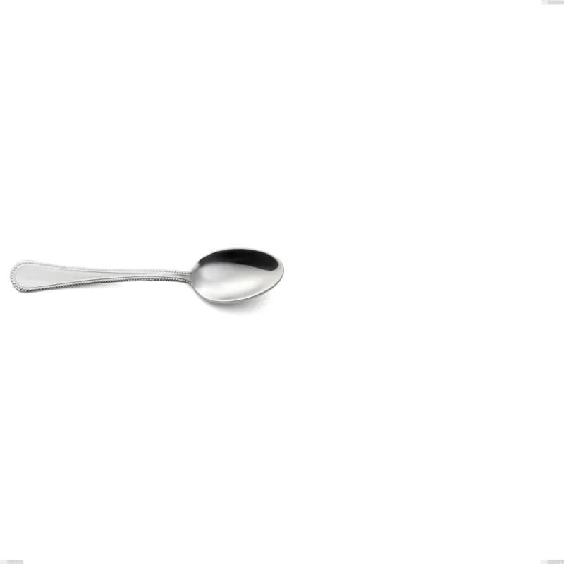 Cucchiaino moka perles, Acciaio inox Aisi 304 lucido, spessore 2.5 mm, design Classico, lunghezza 113 mm Eme Posaterie Must-Have