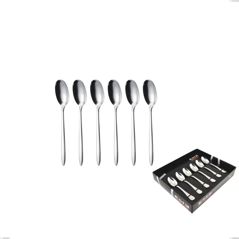 Confezione vetrina 6 pezzi moka live, Acciaio inox (Aisi 304) lucido Eme Posaterie Saldi
