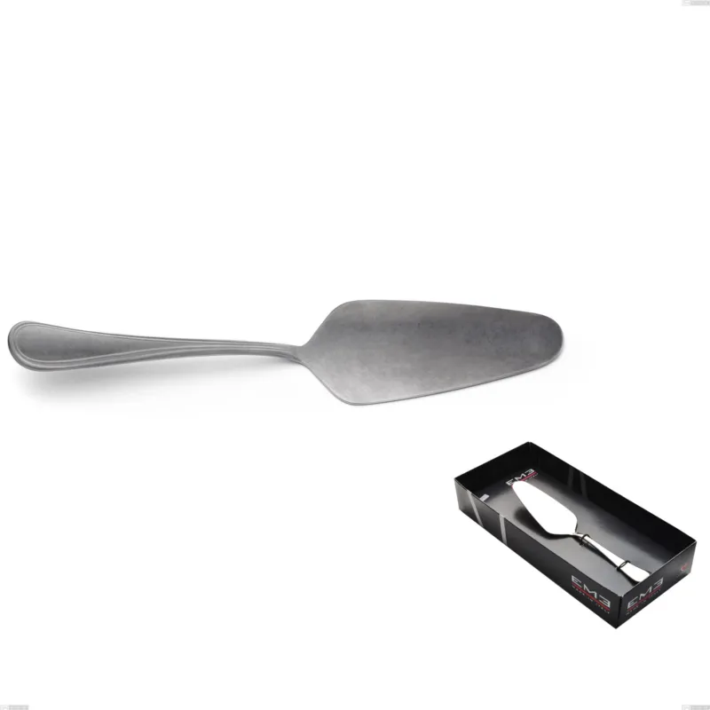 Confezione vetrina 1 pezzo pala torta Impero Retro, Acciaio inox (Aisi 304) vintage Eme Posaterie Soddisfatti O Rimborsati