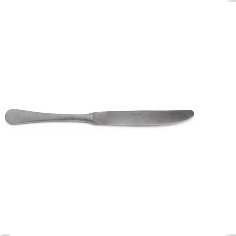 Promozione Coltello tavola milano retro, Acciaio inox (Aisi 304) vintage, lunghezza 240 mm Eme Posaterie