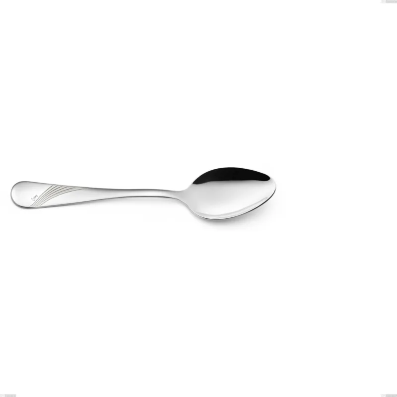 Prezzo Di Fabbrica Cucchiaino frutta Milano Inciso , 18/10 (AISI304) acciaio inox Lucido Acciaio lucido finitura a specchio , manico inciso, spessore 2,5 mm mm, lunghezza 184 mm Eme Posaterie