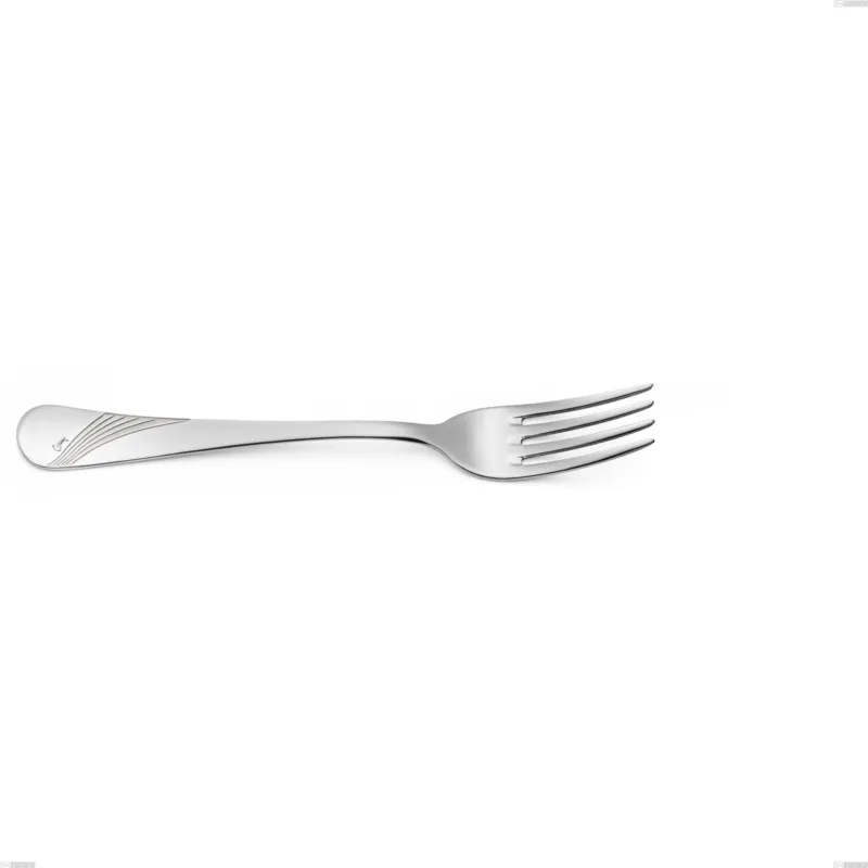 Sconto Forchetta tavola Milano Inciso , 18/10 (AISI304) acciaio inox Lucido Acciaio lucido finitura a specchio , manico inciso, spessore 2,5 mm mm, lunghezza 205 mm Eme Posaterie