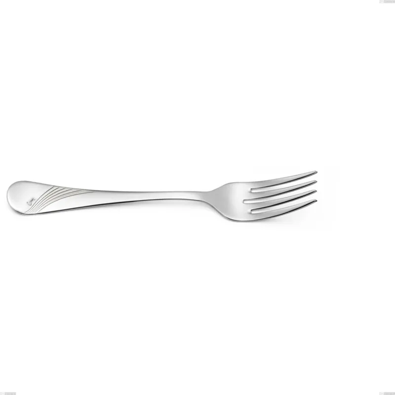 Offerta Lampo Forchetta pesce da servizio Milano Inciso , 18/10 (AISI304) acciaio inox Lucido Acciaio lucido finitura a specchio , manico inciso, spessore 2,5 mm mm, lunghezza 230 mm Eme Posaterie
