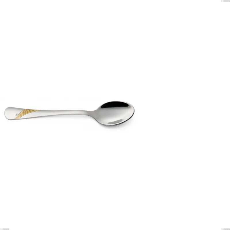 Offerta Del Giorno Cucchiaino caffè Milano Inciso Oro , 18/10 (AISI304) finitura inox lucido e oro Acciaio lucido e oro , spessore 2,5 mm mm, lunghezza 142 mm Eme Posaterie