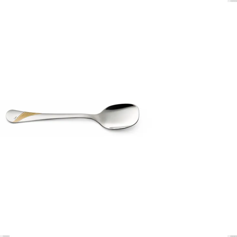Must-Have Cucchiaio gelato Milano Inciso Oro , 18/10 (AISI304) finitura inox lucido e oro Acciaio lucido e oro , spessore 2,5 mm mm, lunghezza 141 mm Eme Posaterie