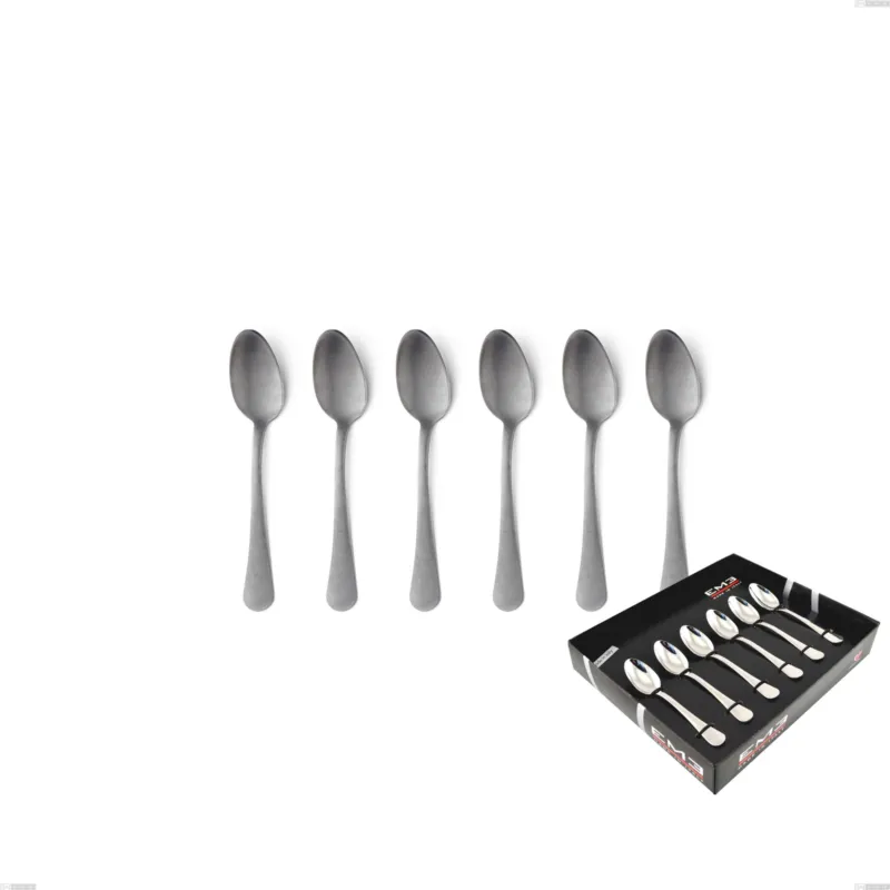 Confezione vetrina 6 pezzi moka milano retro, Acciaio inox (Aisi 304) vintage Eme Posaterie A Buon Prezzo