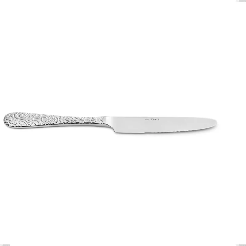 Solo Oggi Coltello tavola Portofino, Acciaio inox (Aisi 304) inox lucido, lunghezza 220 mm Eme Posaterie