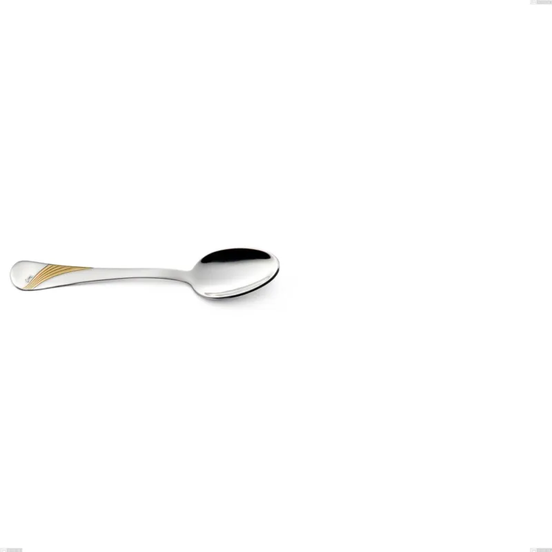Offerta Del Giorno Cucchiaino moka Milano Inciso Oro , 18/10 (AISI304) finitura inox lucido e oro Acciaio lucido e oro , spessore 2,5 mm mm, lunghezza 113 mm Eme Posaterie