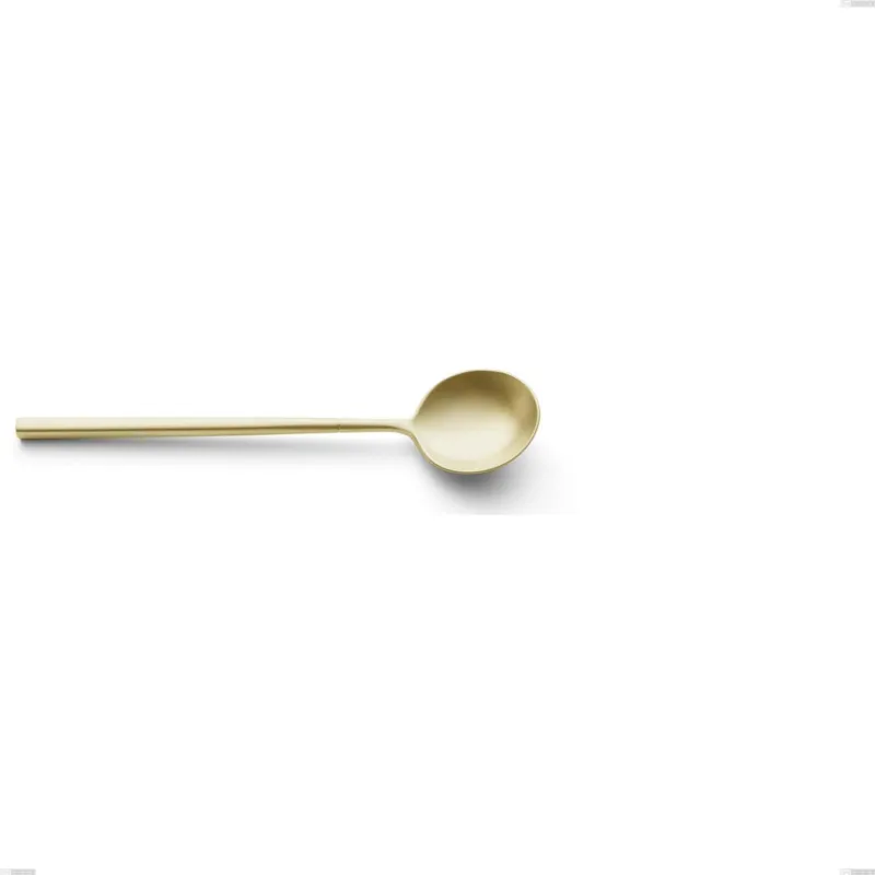 Cucchiaino caffè Kyoto Sabbiato Champagne, Acciaio inox (Aisi 304) inox sabbiato, lunghezza 145 mm Eme Posaterie Prezzo Ridotto