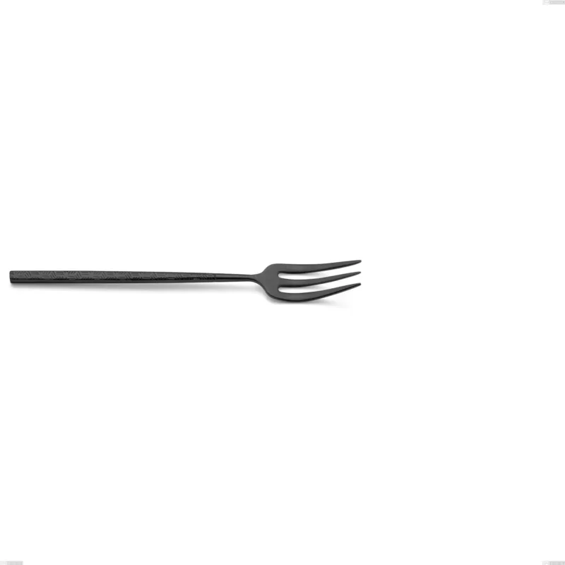 Forchetta dolce Kyoto Origami Black, Acciaio inox (Aisi 304) trattamento pvd acciaio lucido, lunghezza 153 mm Eme Posaterie A Buon Prezzo