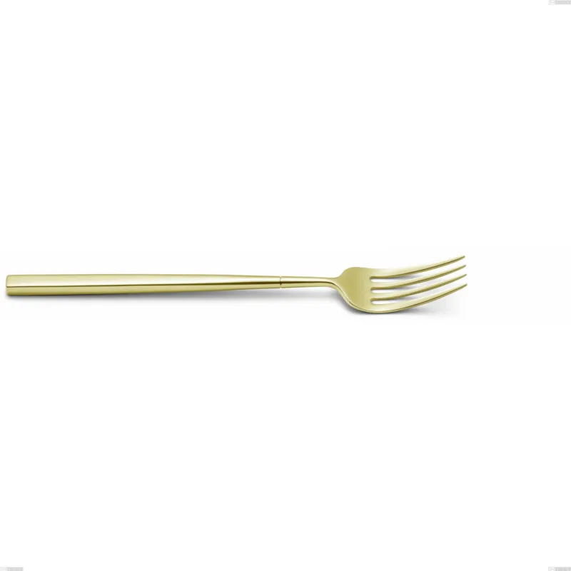 Forchetta frutta Kyoto Tin Gold, Acciaio inox (Aisi 304) trattamento pvd acciaio lucido, lunghezza 190 mm Eme Posaterie Solo Oggi
