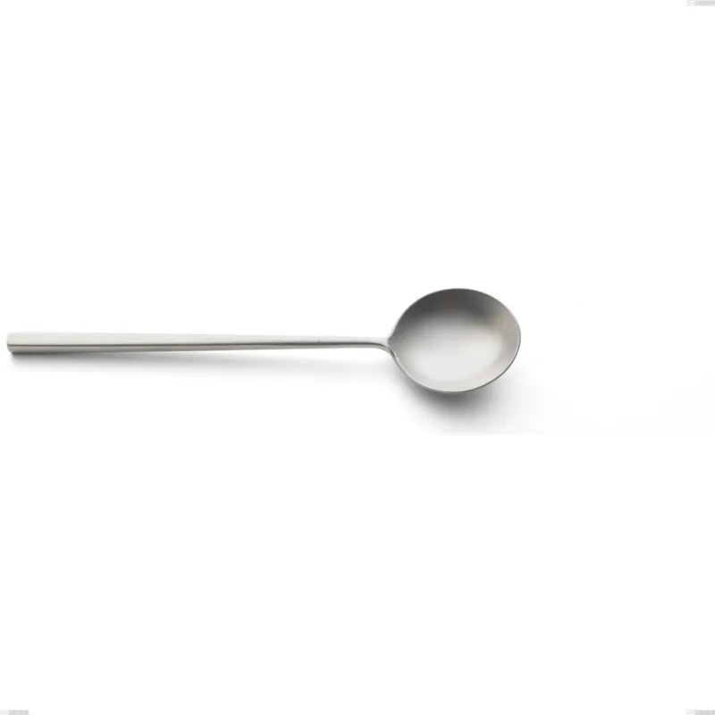 Cucchiaio da servizio Kyoto Sabbiato, Acciaio inox (Aisi 304) inox sabbiato, lunghezza 238 mm Eme Posaterie Novità
