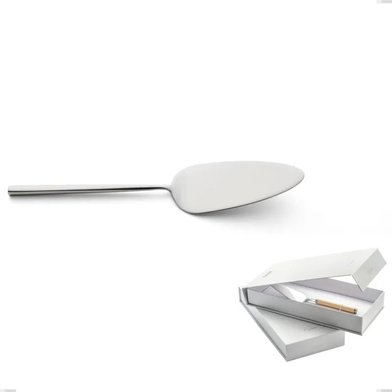 Promozione Esclusiva Confezione a libro 1 pezzo pala torta Kyoto Sabbiato, Acciaio inox (Aisi 304) inox sabbiato Eme Posaterie