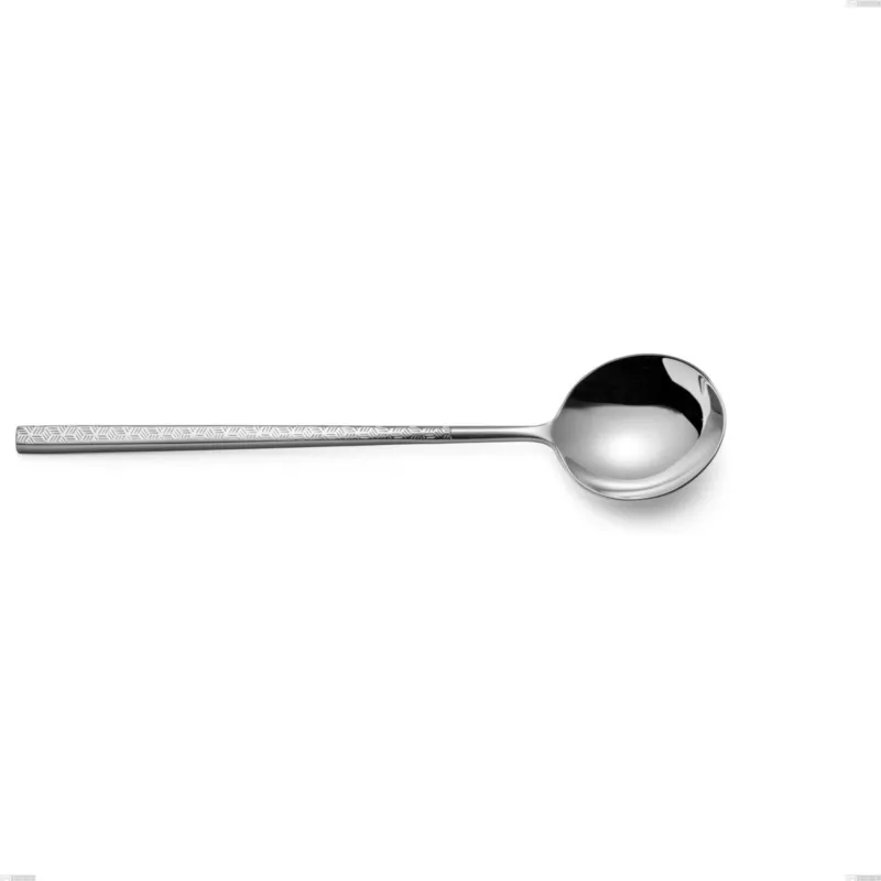 Cucchiaio da servizio Kyoto Origami, Acciaio inox (Aisi 304) inox lucido, lunghezza 238 mm Eme Posaterie Compra Oggi Stesso