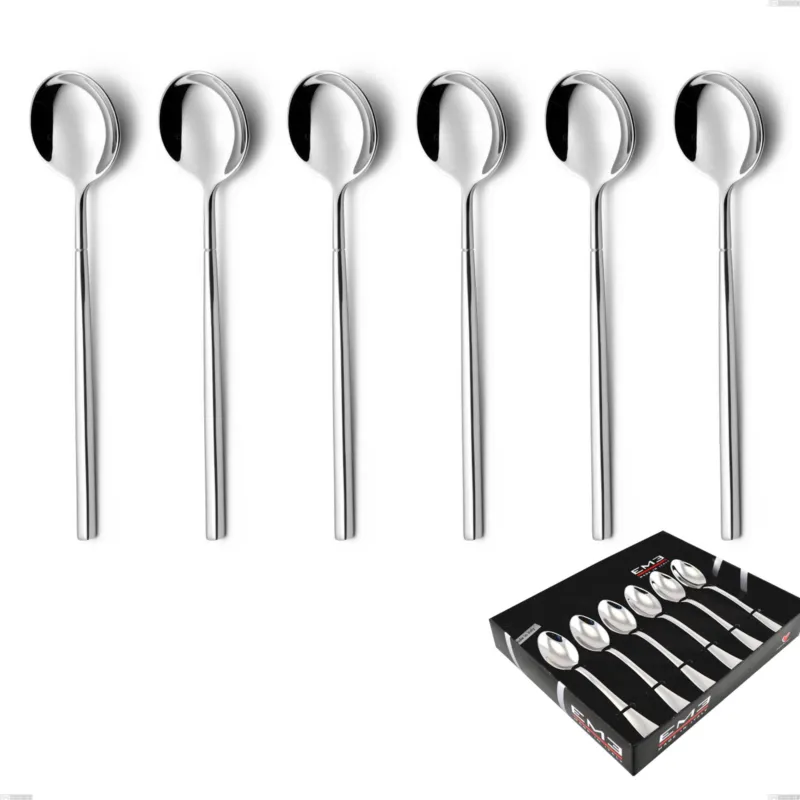 Super Prezzo Confezione vetrina 6 pezzi caffè kyoto, Acciaio inox (Aisi 304) inox lucido Eme Posaterie