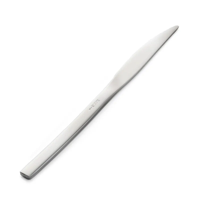 Coltello da tavola JOY SABBIATO, spessore 2 mm, lunghezza 237 mm Acciaio inox 18/10 (Aisi 304) Inox sabbiato Eme Posaterie Offerta Speciale