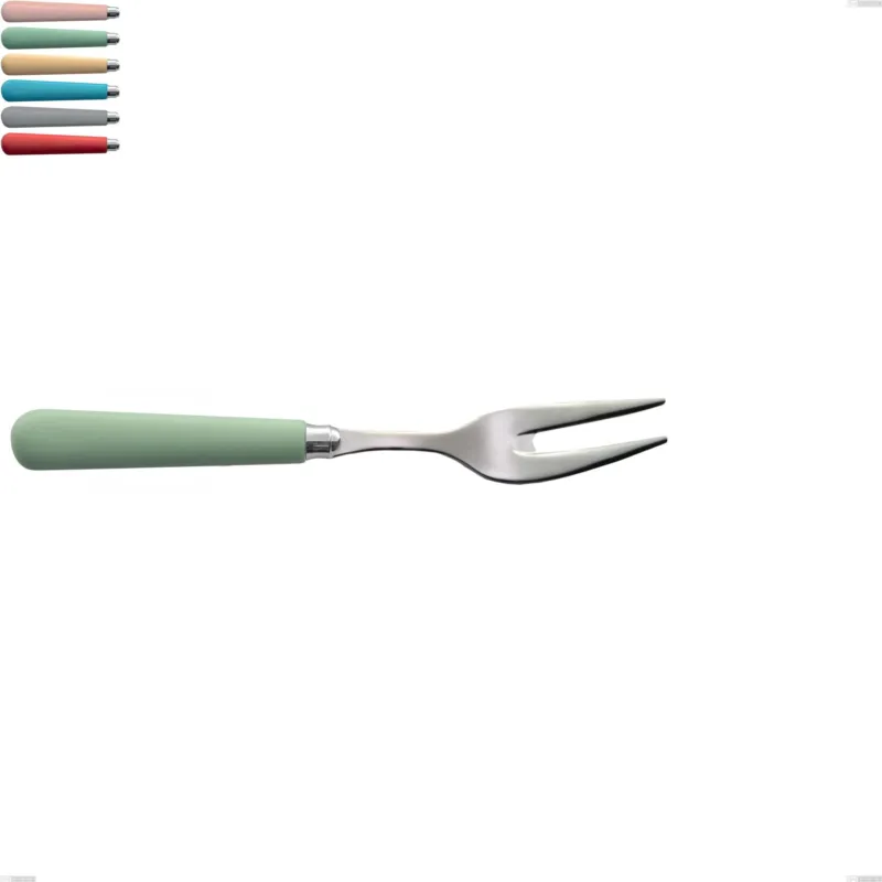 Scelto Dai Clienti Forchetta carne macarons, Acciaio inox 18.10 lunghezza 210 mm manici in acrilico inox lucido Eme Posaterie rosa cipria 692