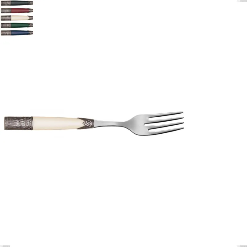 Forchetta pesce aria, acciaio 18/10 aisi304 colorato Dimensioni 205 mm manico in Acrilico e Metallo Eme Posaterie blu 2 Direttamente Dal Produttore