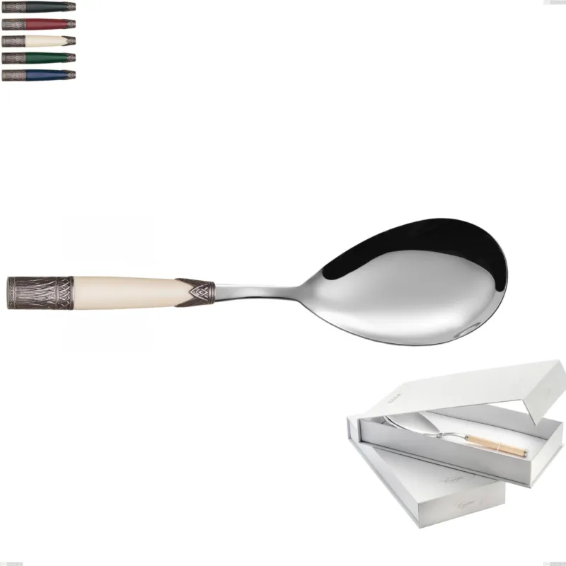 Offerta Del Giorno Confezione a libro 1 pezzo pala riso aria, acciaio 18/10 aisi304 colorato Eme Posaterie blu 2