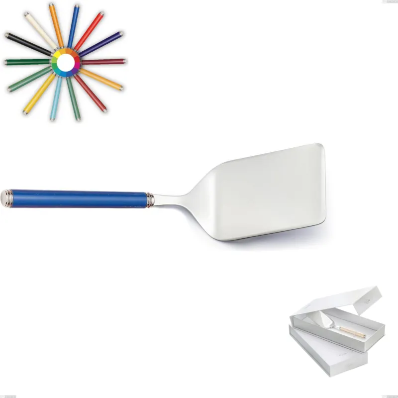 Confezione a libro 1 pezzo pala lasagne linea, Acciaio 18/10 (AISI304) inox lucido , manici in metacrilato Eme Posaterie nero 1 Must-Have