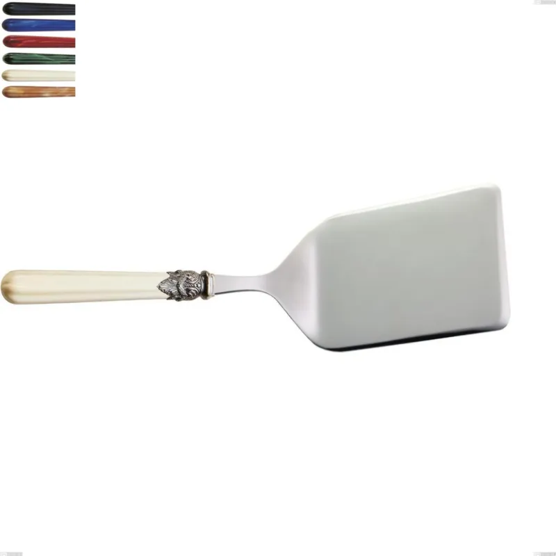 Pala lasagne versailles, Acciaio 18/10 AISI 304 Lucido manicatura acrilico , lunghezza 245 mm Eme Posaterie blu 2 Promozione Esclusiva