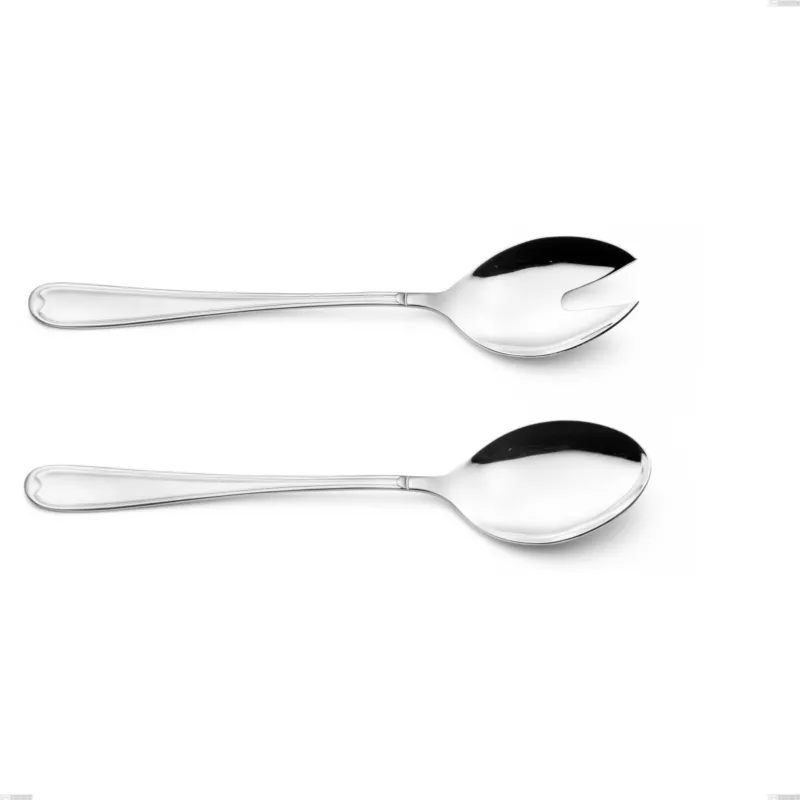 Compra Oggi Stesso Coppia insalata Euro, 18/10 (AISI304), spessore 2,00 mm, Lunghezza 230 mm Eme Posaterie