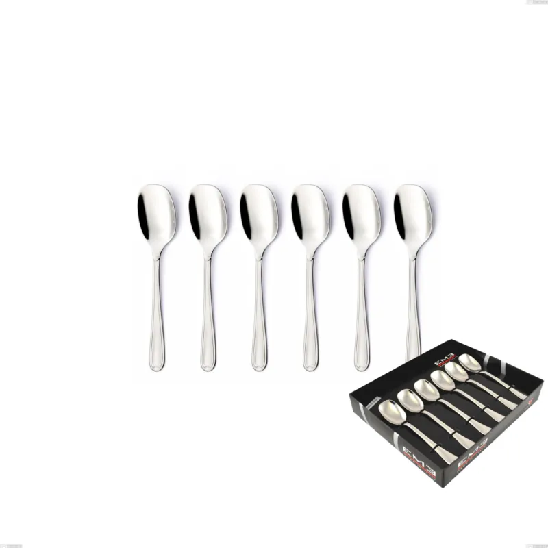 Must-Have Confezione vetrina 6 pezzi gelato Euro, 18/10 (AISI304), spessore 2,00 mm Eme Posaterie