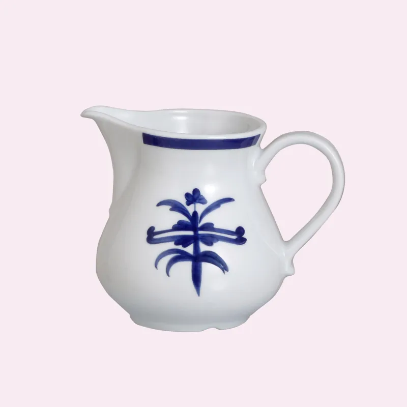 Prezzo Ridotto Lattiera Decoro antico Ragno 10xh10 cm - CL30 in porcellana bianca lavabile in lavastoviglie Radif 1820