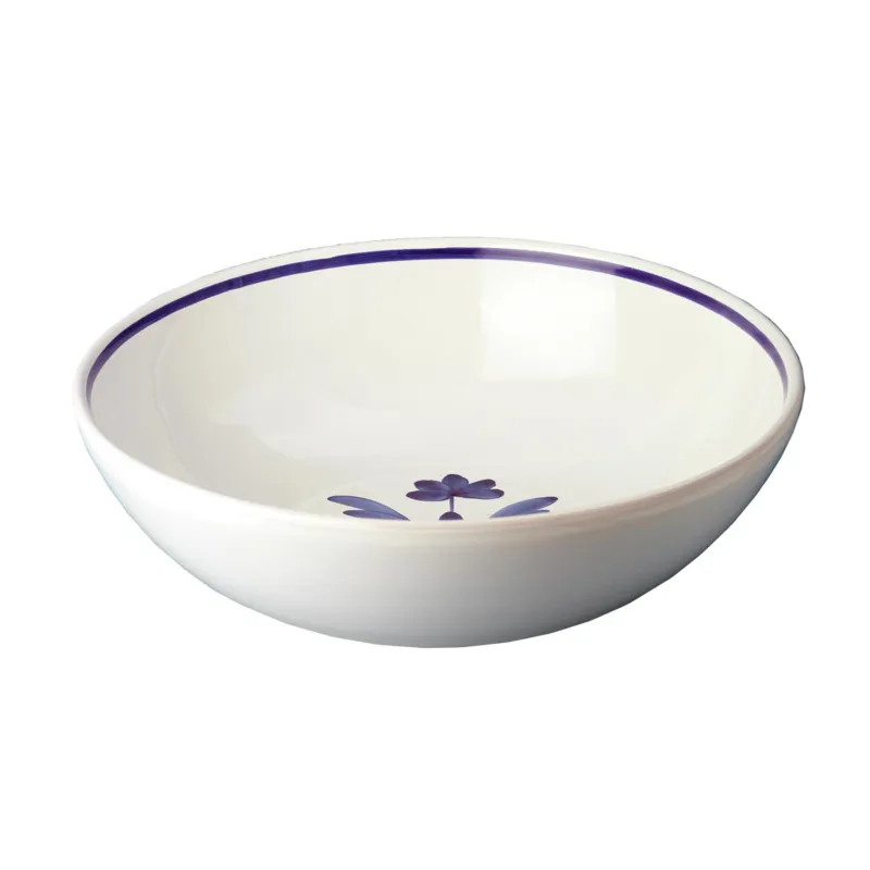 Insalatiera Decoro antico Ragno diametro 30 cm in porcellana bianca lavabile in lavastoviglie Radif 1820 Subito Disponibile