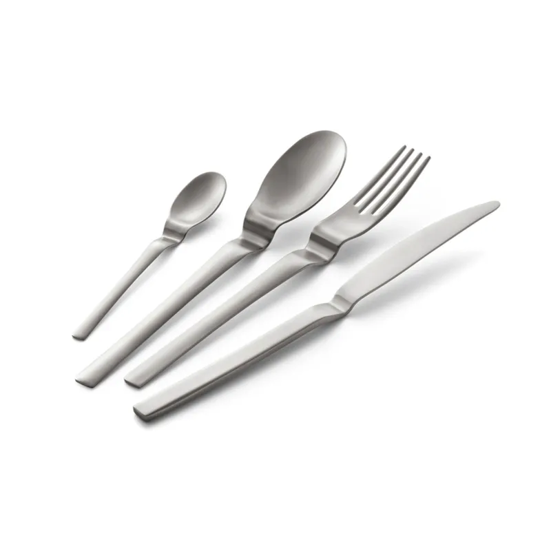 Bestseller Confezione Vetrina 24 pezzi posate JOY UP Sabbiato, 18/10 (AISI304) 2 mm finitura inox Sabbiato Eme Posaterie