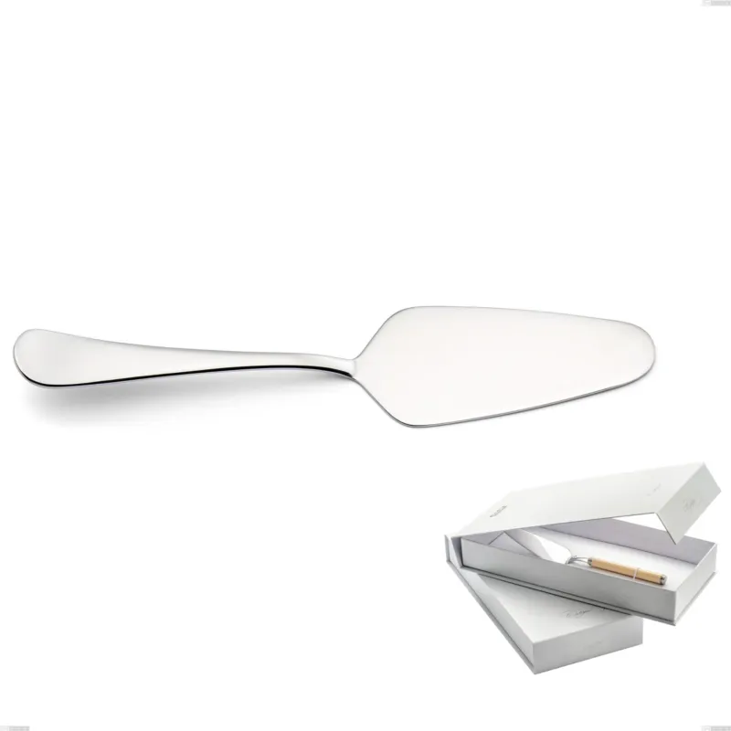 Confezione a libro 1 pezzo pala torta Milano inox 18/10 , Acciaio inox 18/10 (AISI304) lucido a specchio, spessore 2,5 mm Eme Posaterie Bestseller