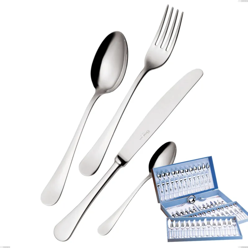 Servizio di posate 113 pezzi in astuccio regalo Milano inox 18/10 , Acciaio inox 18/10 (AISI304) lucido a specchio, spessore 2,5 mm Eme Posaterie Solo Oggi