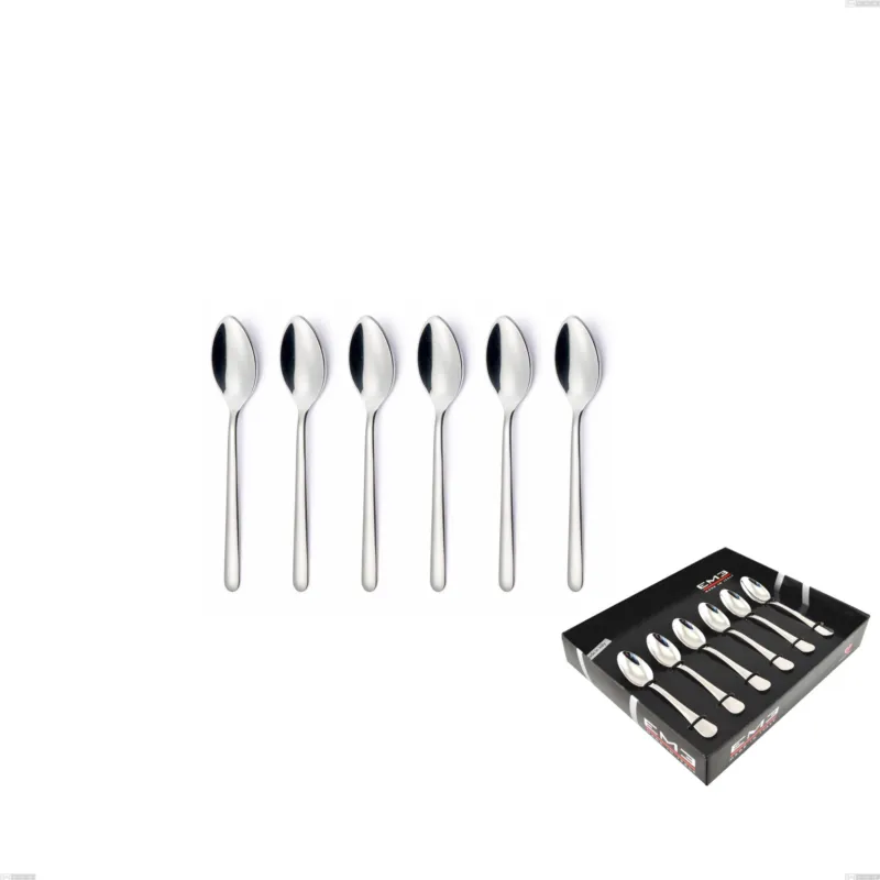 Occasione Confezione vetrina 6 pezzi moka Venice, Acciaio inox 18/10 (AISI304), spessore 4.00 mm Eme Posaterie