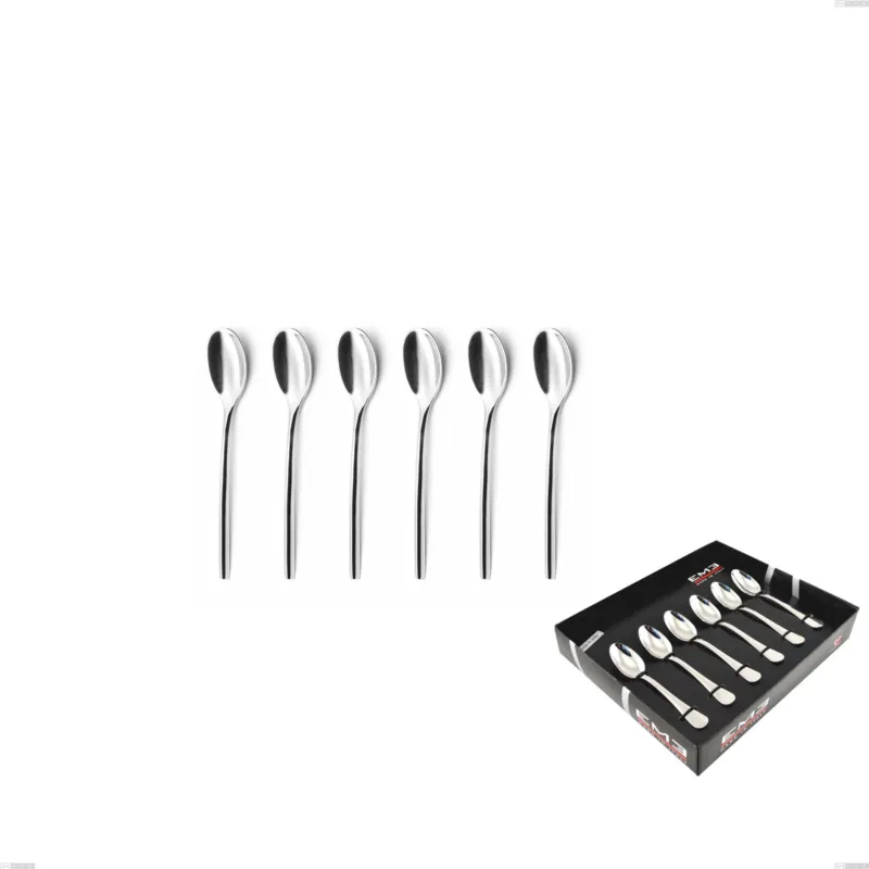 Di Tendenza Confezione vetrina 6 pezzi moka Vanity, Acciaio inox 18/10 (AISI304), forgiate, spessore Forgiate Eme Posaterie