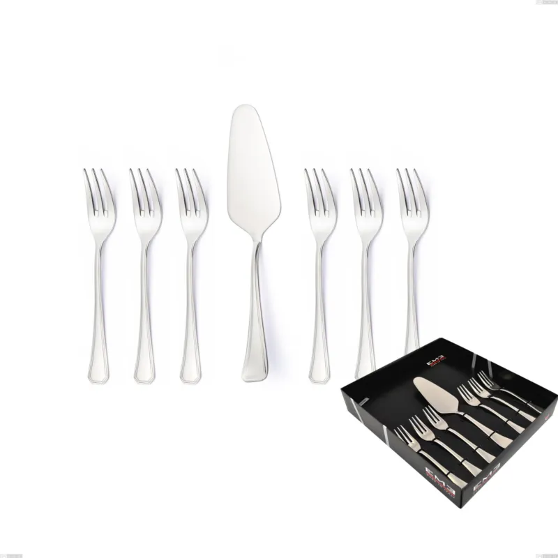 Più Venduto Confezione vetrina 7 pezzi dolce Savoia, Acciaio inox 18.10 (AISI304), spessore 2.5 mm Eme Posaterie