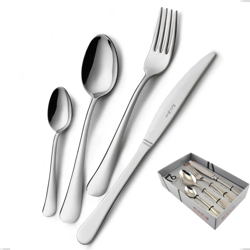 Confezione vetrina 16 pezzi coltello economico Oxford, Acciaio inox 18/C (AISI430), spessore 2.00 mm Eme Posaterie Compra Adesso
