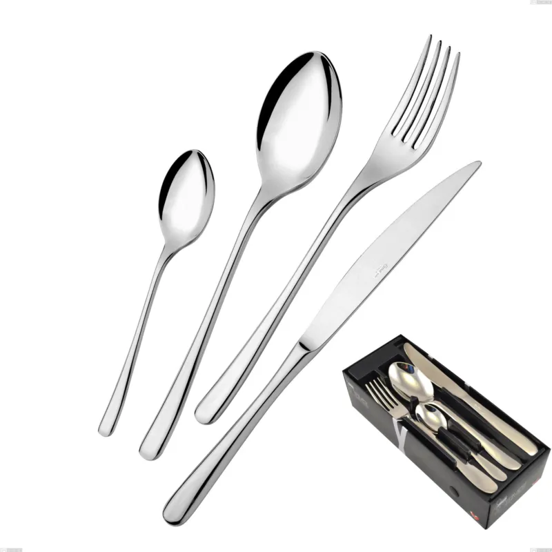 Confezione salvaspazio 24 pezzi Opera, Acciaio inox 18/10 (AISI304), spessore 5.00 mm Eme Posaterie Acquista Ora