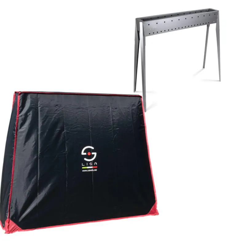 Cover per cuoci spiedini LISA MIAMI 500 e MIAMI 800 91x29 cm Realizzata in materiale leggero Impermeabile colore nero LISA SRL Popolare