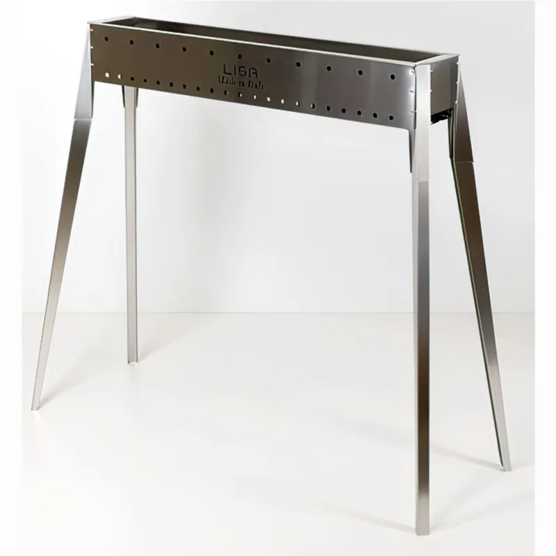 Cuoci spiedini Arrosticini a Carbone, con gambe sfilabili Miami 800 da oltre 40 Arrosticini spiedini ed arrosticini Dimensione 80x11x h83 cm Materiale Ferro Alluminato LISA SRL Promozione