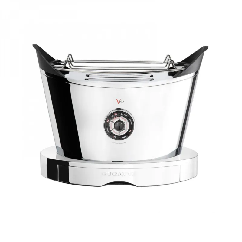 Super Prezzo Tostapane di design Volo Dévoré è dotato di 4 funzioni BROWNING fino a 6 livelli Dimensioni 32x20h 30 cm inox Lucido Casa bugatti