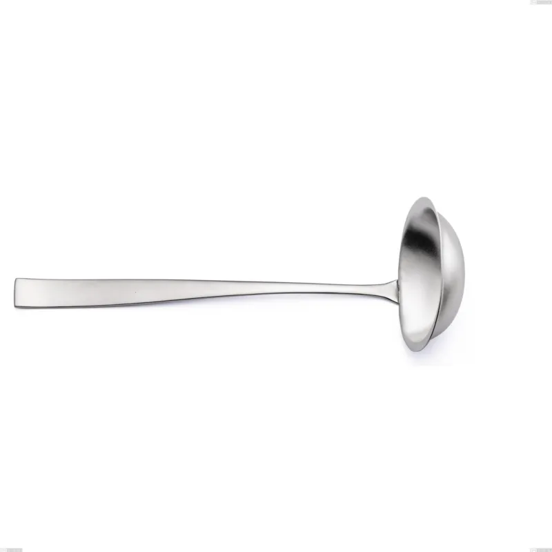 Spedizione Espresso Mestolo etoile sabbiato, Acciaio inox 18/10 18/10 (AISI304) sabbiato, lunghezza 280 mm Eme Posaterie