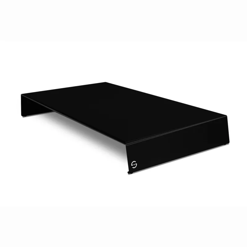 Occasione Imperdibile Copri Fornelli da Cucina in Acciaio Inox Dimensione 30x56,5x h 7,5 cm Scorrevole con piedini antiscivolo Lisa Plan Plus colore Nero LISA SRL