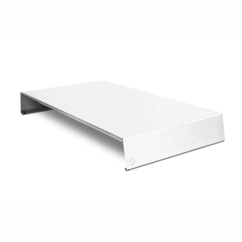 Copri Fornelli da Cucina in Acciaio Inox Dimensione 30x56,5x h 7,5 cm Scorrevole con piedini antiscivolo Lisa Plan Plus Colore Bianco Panna LISA SRL Popolare