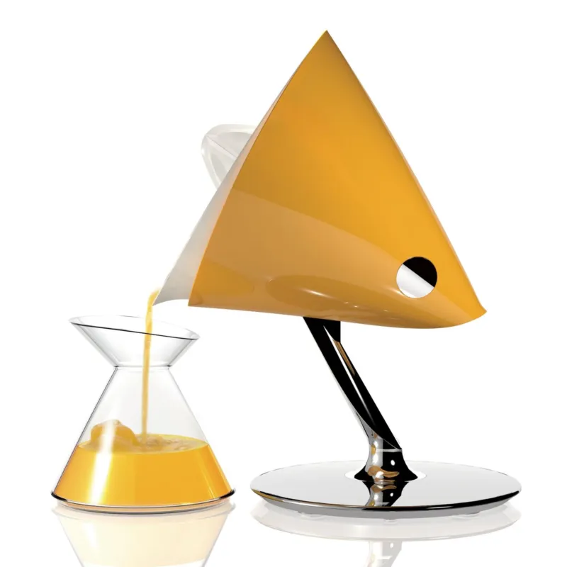 Spremiagrumi Elettrico VITA Bugatti con Caraffa in vetro soffiato temperato inclusa diametro 22,5xh 29 cm Capacità 0.6 litri Giallo Casa bugatti Sconto