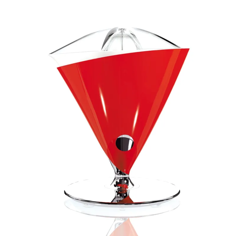 Ultime Pezzi Spremiagrumi Elettrico VITA Bugatti con Caraffa in vetro soffiato temperato inclusa diametro 22,5xh 29 cm Capacità 0.6 litri Rosso Lucido Casa bugatti