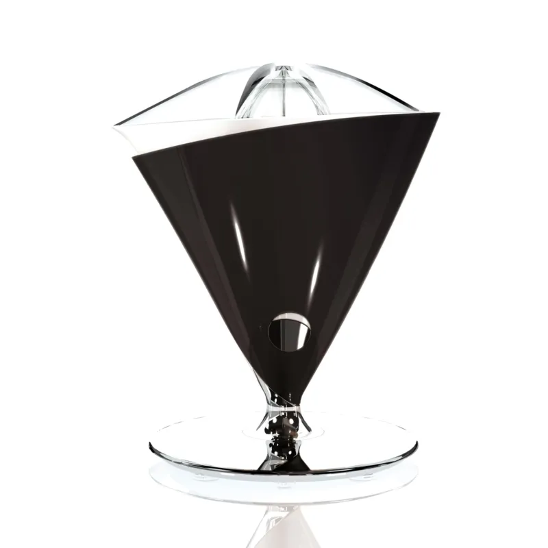 Prezzo Scontato Spremiagrumi Elettrico VITA Bugatti con Caraffa in vetro soffiato temperato inclusa diametro 22,5xh 29 cm Capacità 0.6 litri nero Opaco Casa bugatti